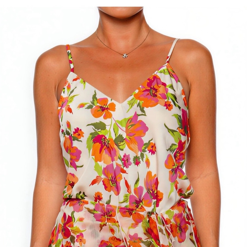 NWT Misa Los Angeles Rena Palmarei Blooms Cami M